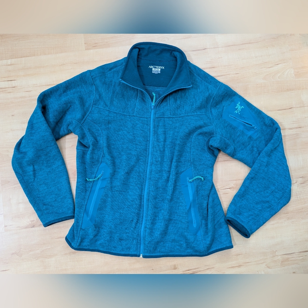 XL Arc'teryx Women's Blue Full-Zip Jacket